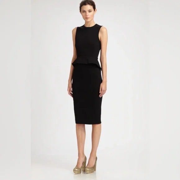 stella mccartney peplum dress Stella Mccartney Short sleeve peplum dress|600146SIA039700